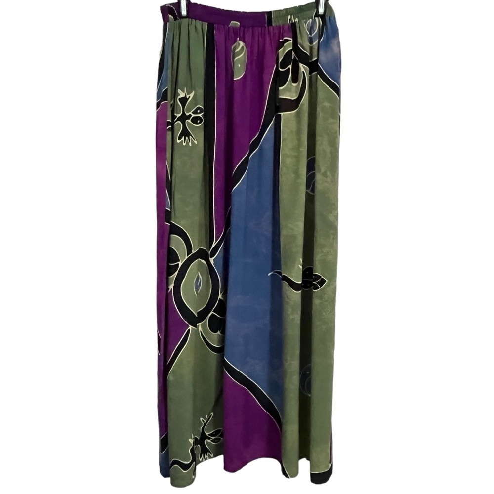 Vintage Boho Hippie Tie Dye Long Island Skirt Size 27” Waist